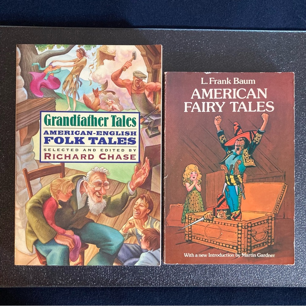 2 VTG books of American folklore